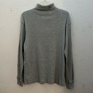 Nautical Longsleeve Turtleneck Shirt Mens Size Medium